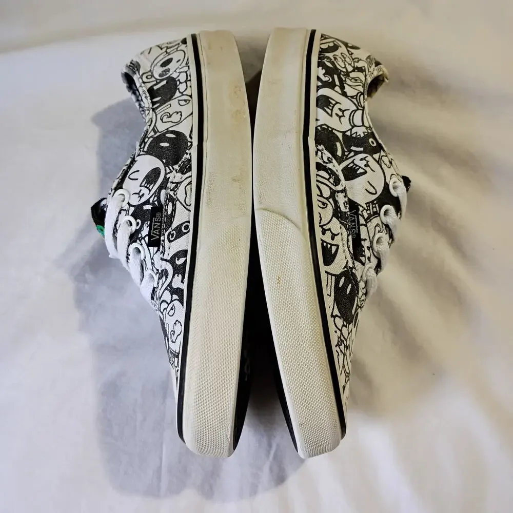Vans Nintendo Super Mario Bros Villains Game Over Sneakers W7 M5.5 Canvas Skate - Picture 7 of 15